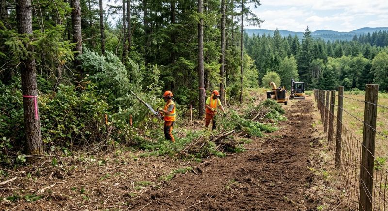 Forestry Clearing in Gwinnett County, GA